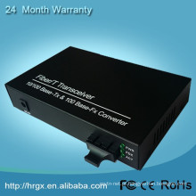Monitorando o vídeo da segurança e o conversor audio dos meios de fibra óptica do Ethernet do conversor 10 / 100M Auto-negotiation